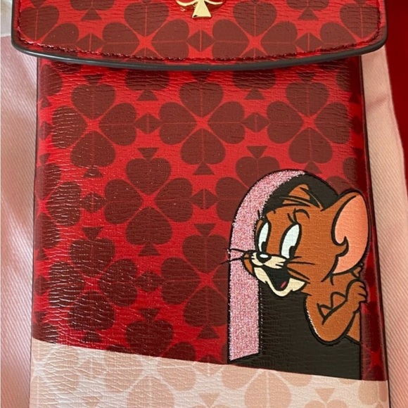 Kate ♠️ Spade Tom and Jerry phone 📱 Crossbody Bag EUC - Picture 3 of 8